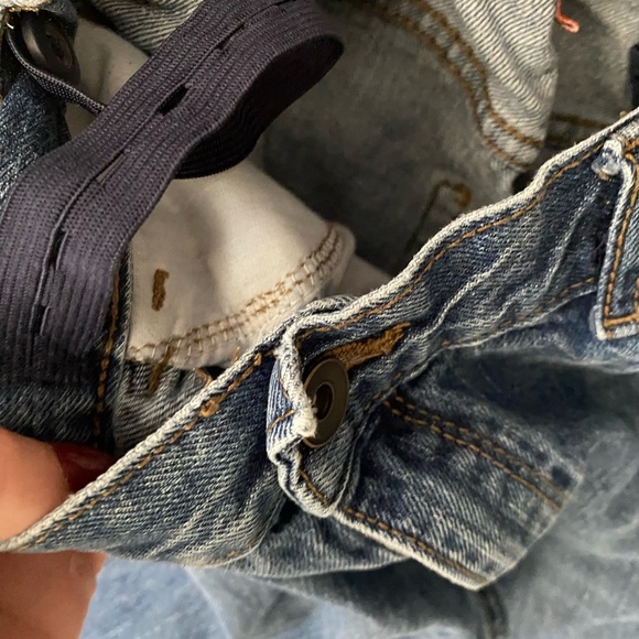 Set Lot 2 Boys 14 & Slim Jeans Old Navy Children Place Loose Bootcut - Picture 4 of 9